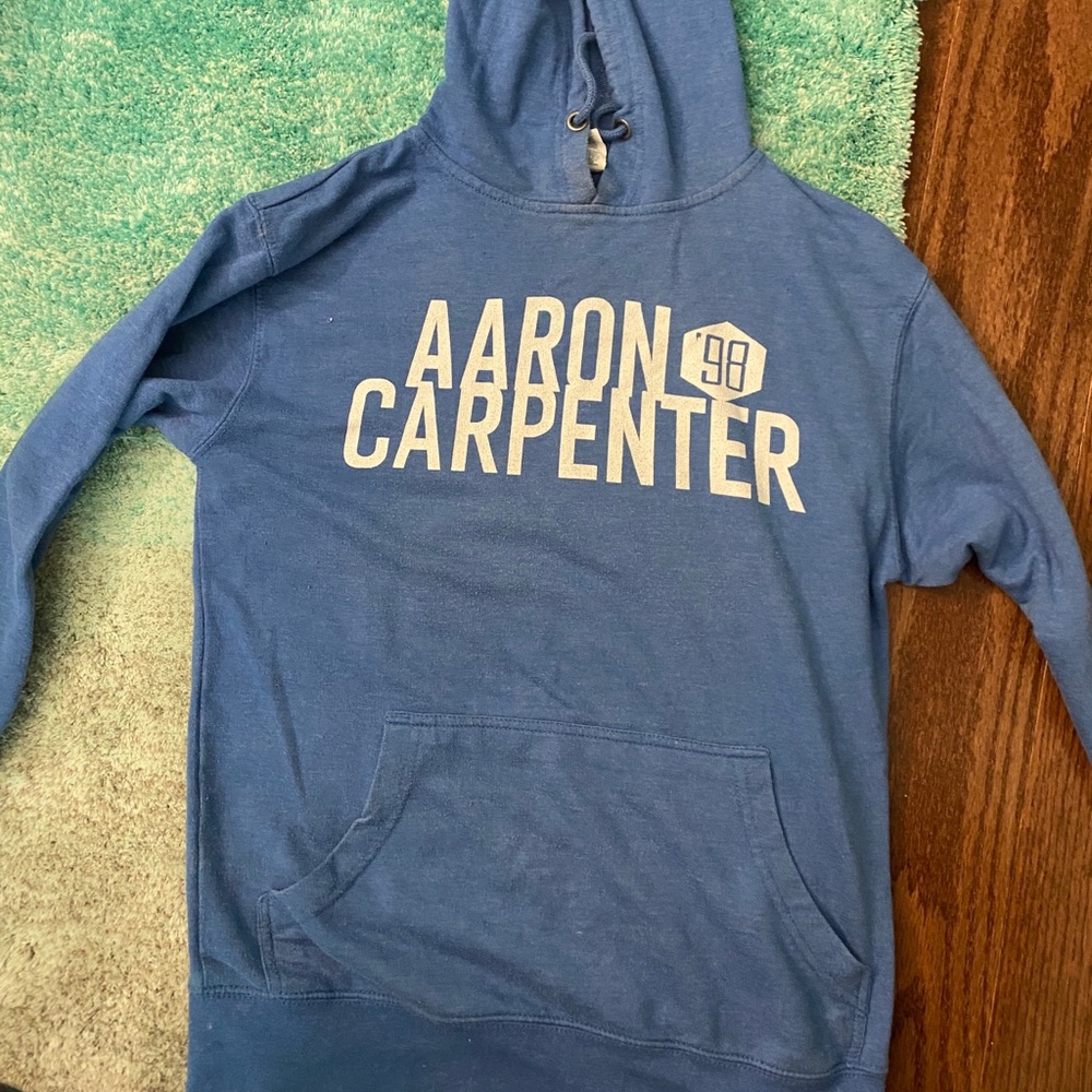 Blue Aaron Carpenter Magcon  Hoodie